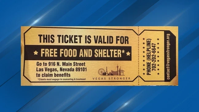 Non-profit, City of Las Vegas partner on 'Golden Ticket' campaign to end homelessness